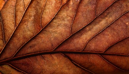 Autumn Dried Leaf Close Up With Natural Veins Pattern Brown Leaf As Nature Background Trend Botanical Design Backdrop Environment Pattern Fall Seasonal Still Life Macro Trend Soft Focus