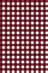 Obraz premium Maroon and white check pattern seamless vector.Gingham check pattern classic scottish fabric texture subtle weave geometric background illustration.Design for clothing,blanket,tablecloth,wrap,decorate