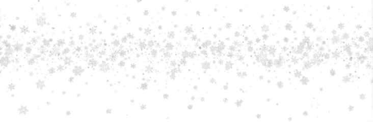 Realistic falling snow with white flakes in the air. Snowy texture on transparent background for creating winter mood, overlays, or festive effects.