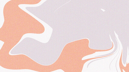 Naklejka premium Illustration of peach and gray abstract swirl pattern isolated on white background