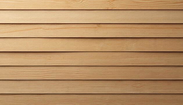 Close up photo of engineered wood texture. Laminated veneer lumber shows tight horizontal layers. Warm tan color adds natural aesthetic appearance. Construction design material background.