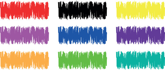 Grunge Ink Brushstroke & Paintbrush Texture Pack – Colourful Splashes, Dirty Artistic Stains, Splatter Blots, Dripping Brush Marks, and Abstract Ink Box Vector Elements Graphic Design Projects