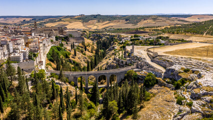 Fototapeta premium James Bond Bridge in Gravina in Puglia, Italy