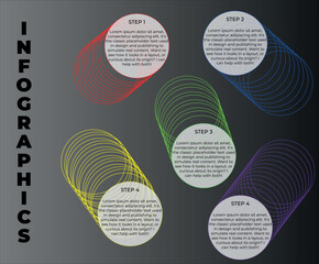 Modern vector infographic illustrating five essential steps to build a successful business. Clean design, vibrant colors, and clear icons for strategic planning.