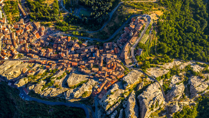 City in the Rock Mountains Castelmezzeno, Italy
