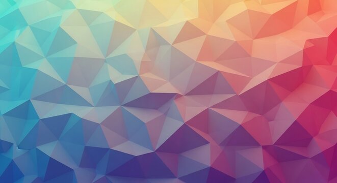 Abstract geometric background with colorful interlocking triangles