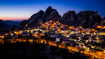 City in the Rock Mountains Castelmezzeno, Italy