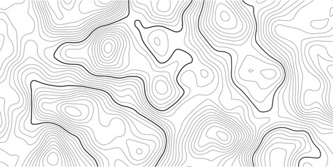 Topographic map background. Geographic line map with elevation assignments. Contour background geographic grid. Vector illustration. transparent background