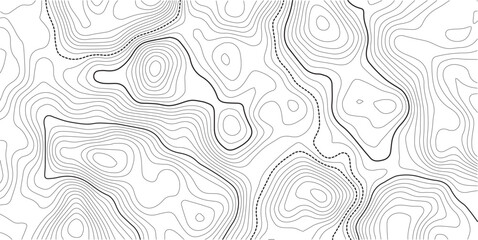 Topographic map background. Geographic line map with elevation assignments. Contour background geographic grid. Vector illustration. transparent background