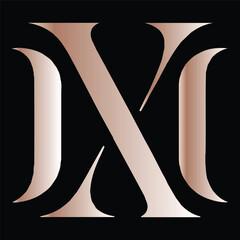 Elegant Lettermark Logo Design Premium Vector