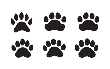 paw prints vector