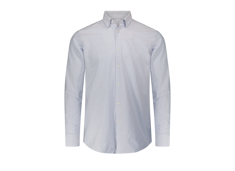 Patterned long sleeve shirt isolated on transparent background for mens fashion