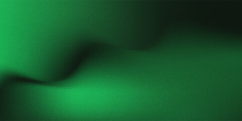 Abstract curved green shape on green background with copy space for text. Luxury design style. Vector illustration