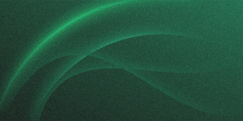 Abstract curved green shape on green background with copy space for text. Luxury design style. Vector illustration