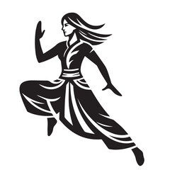 pencak silat sports logo vector