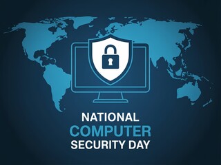 National computer security day celebrated globally with digital protection and cybersecurity awareness