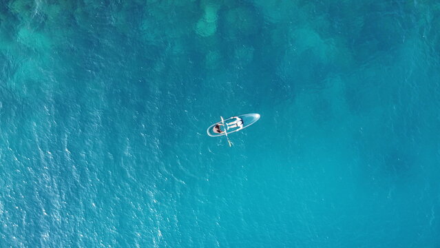 boat on the waters of Karimunjawa Island