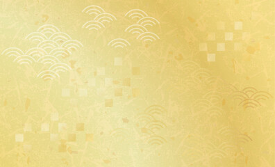 美しい日本の和柄背景イラスト