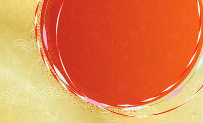 美しい日本の和柄背景イラスト