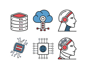 Technology & Artificial Intelligence Icons