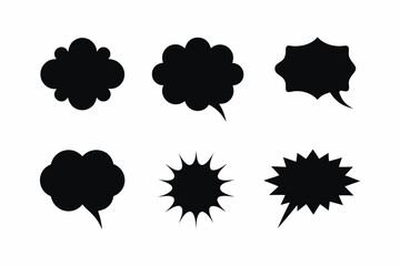 Sale explosion burst shape silhouette vector illustration, isolated on white background
