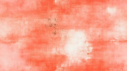 Abstract background featuring textured canvas overlaid with diffused coral and white color washes