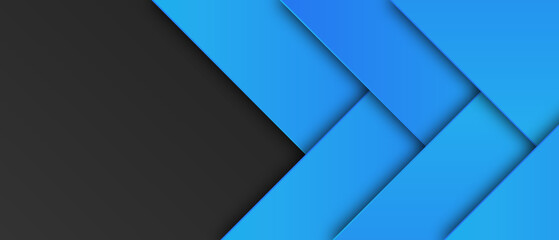  Abstract blue background with blank space of paper layer 