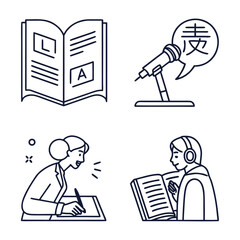 vector-line-icons-of-translation-and-language---te.eps