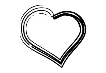 Hand Drawn Heart Outline