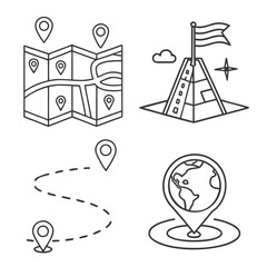 vector-line-icons-of-maps-and-location---gps--addr.eps