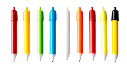 Set of Colorful Marker Pens for Drawing and Highlighting
