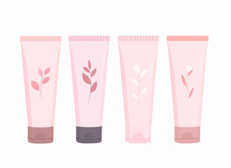 Cosmetic face cream vector illustration