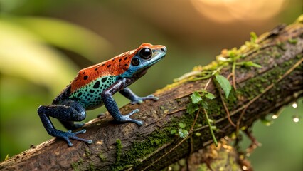 Fototapeta premium lizard on the tree