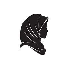 "Muslim Woman in Hijab Icon"