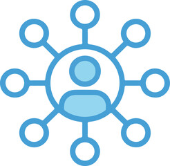 Social Connection Network Icon