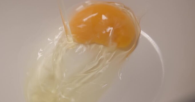 Pastry preparation close up slow motion