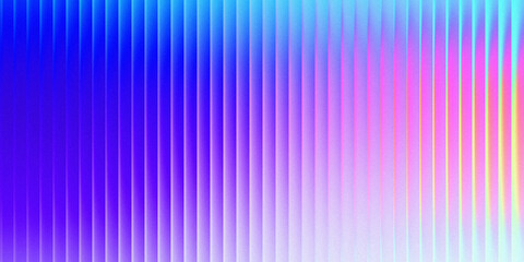 Vibrant gradient background with vertical stripes in blue, purple, pink, and yellow hues