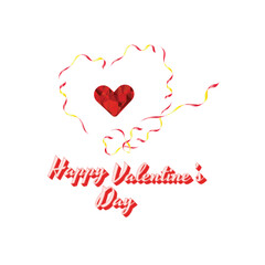 Valentine's day typography lettering text isolated