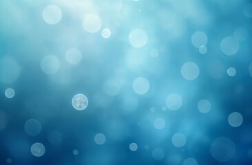 Blue abstract background with soft bokeh effect creating a calming atmosphere and visual depth