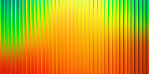 Vibrant gradient spectrum with vertical green, yellow, and orange stripes for abstract backgrounds