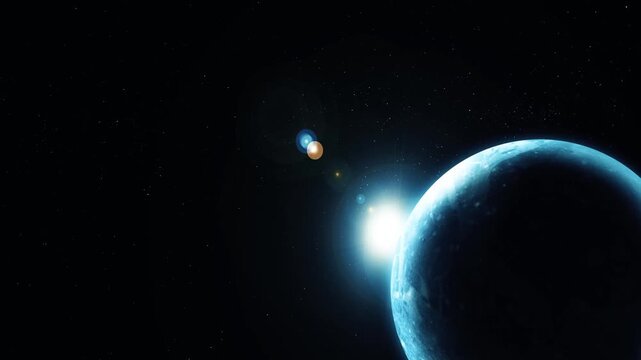 3d realistic pluto planet, Rotating 3d pluto planet