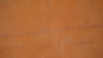 Naklejka na ściany i meble Grunge rusty orange brown industrial industry metal corten steel background texture banner
