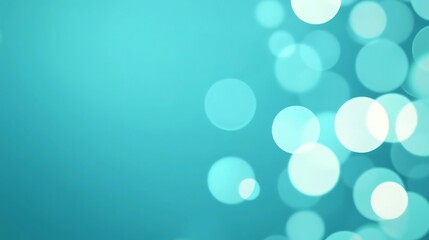 A serene blue background featuring softly glowing bokeh lights, creating a calming and dreamy atmosphere.