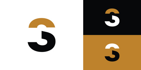 Strong and Unique letter S initials logo design