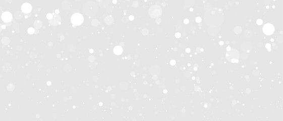 Heavy Snowfall, Falling Snow. Winter Holidays Storm Background. Abstract Ice Banner. Magic Background. Gray Snowy Glow Backdrop.