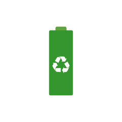 Battery Recycle Bin SVG, Eco Power Icon, Green Energy Symbol, E-Waste Recycling Design, Svg Files for Cricut