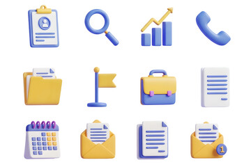 Icons business organization digital service and finance