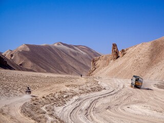 Dusty road Afghanistan