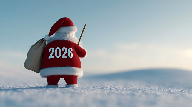 Santa 2026 on snow is on his way. He's bringing joy and good cheer to all girls and boys this holiday. Santa's journey is not over yet, time to spread the joy of Christmas!