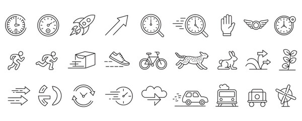 Streamlined processes and expedited delivery concepts in linear style for a dynamic and modern company needing visuals for their website and marketing material